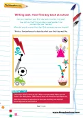 Writing task: Your first day back at school