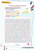 Y3 and Y4 spelling wordsearch