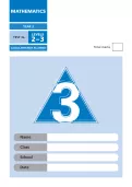 Optional SATs papers: Y3 maths 2006
