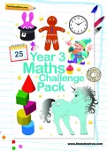Year 3 Maths Challenge Pack