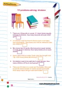 Y3 problem-solving: division worksheet