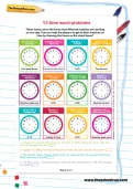 Y3 football time word problems
