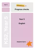 Y5 English Progress checks, TheSchoolRun
