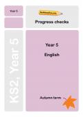 Y5 English Progress checks, TheSchoolRun