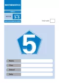 Optional SATs papers: Y5 maths 2006