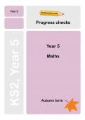 Y5 maths Progress checks, TheSchoolRun