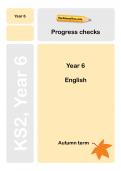 Y6 English Progress checks, TheSchoolRun