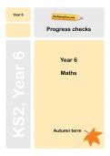 Y6 maths Progress checks, TheSchoolRun