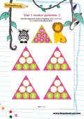 Year 1 number pyramids: 2