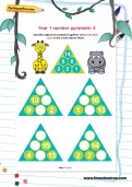 Year 1 number pyramids: 4