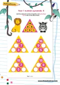 Year 1 number pyramids: 6