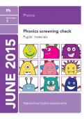 Y1 phonics screening check 2015 past paper
