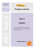 Y2 English Progress checks, TheSchoolRun