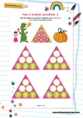 Year 2 number pyramids: 2