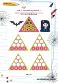 Year 3 number pyramids: 2