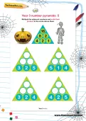 Year 3 number pyramids: 5