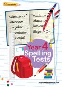 Year 4 spelling tests pack