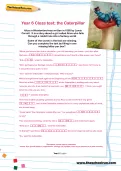 Year 6 Cloze test: the Caterpillar