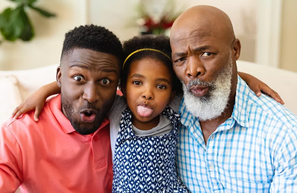 Silly family photo Silly family photo