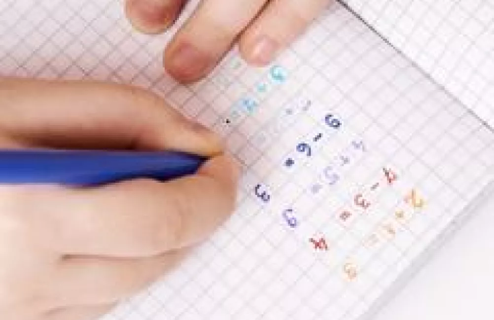 Page of workbook