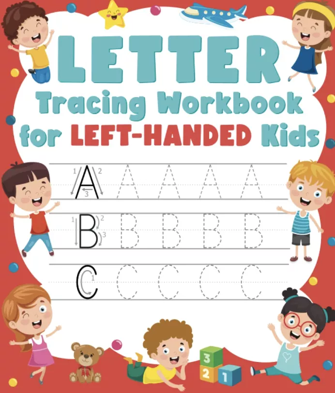 Letter tracing workbook cover