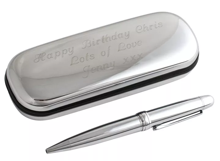 Teacher's Engraved Pen Holder and Pen Teacher's Engraved Pen Holder and Pen