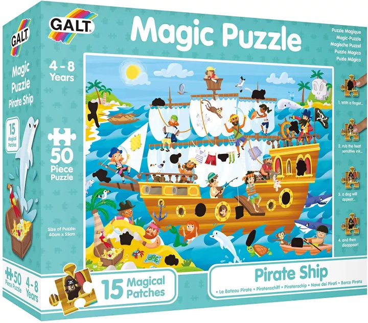 Galt Toys Magic Puzzle Pirate Ship