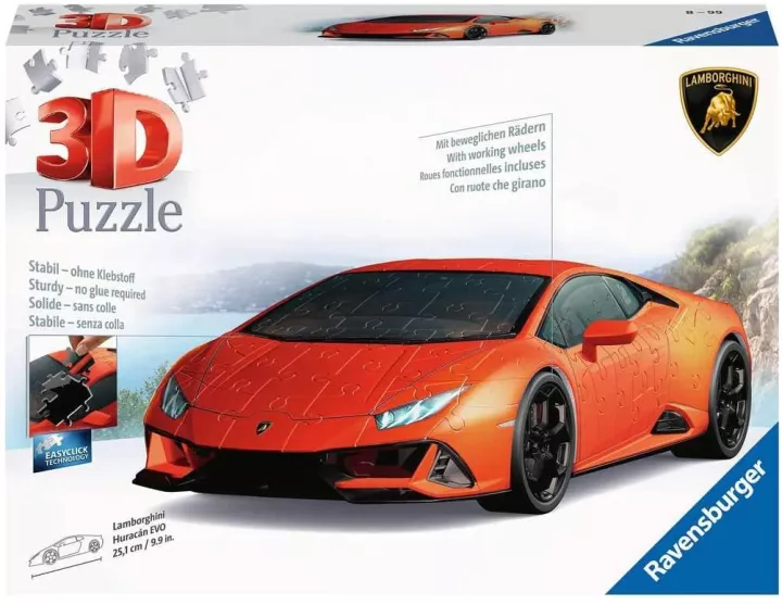 Lamborghini Huracan Evo 3D puzzle, Ravensburger