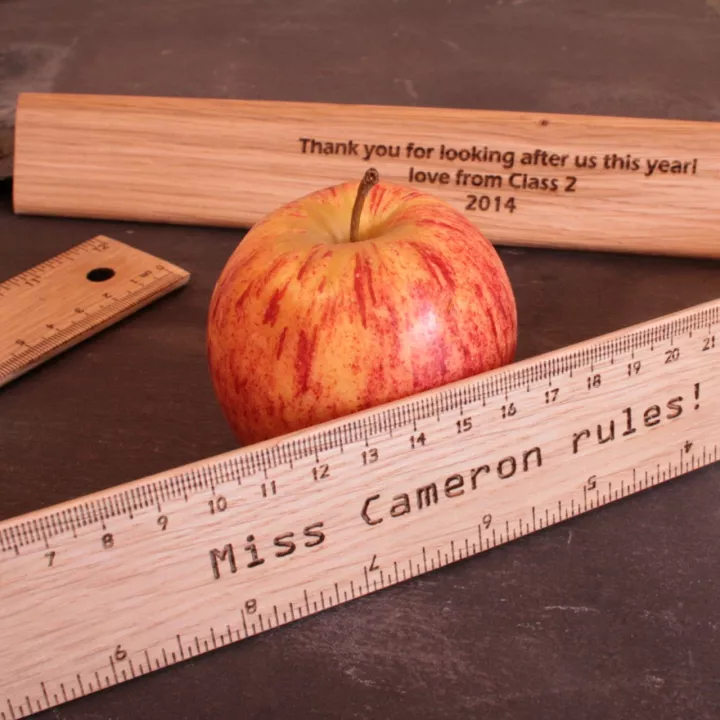 Personalised Engraved Teacher's Ruler Personalised Engraved Teacher's Ruler