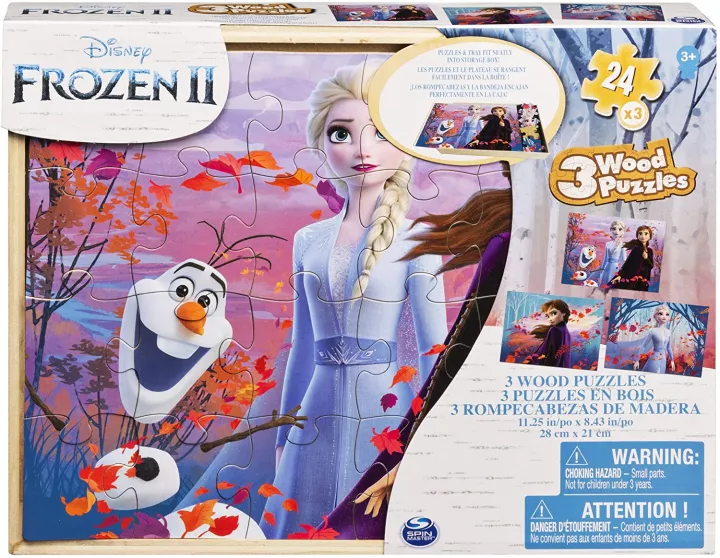 Spin Master Games Frozen 2 Wood Puzzles