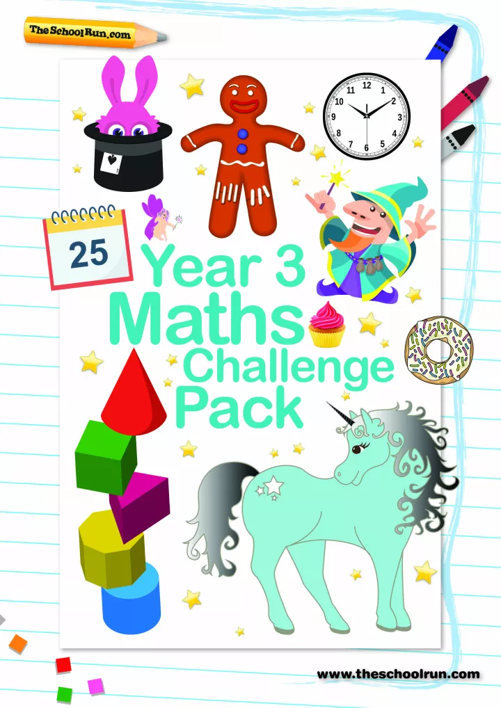 Y3 maths challenge pack