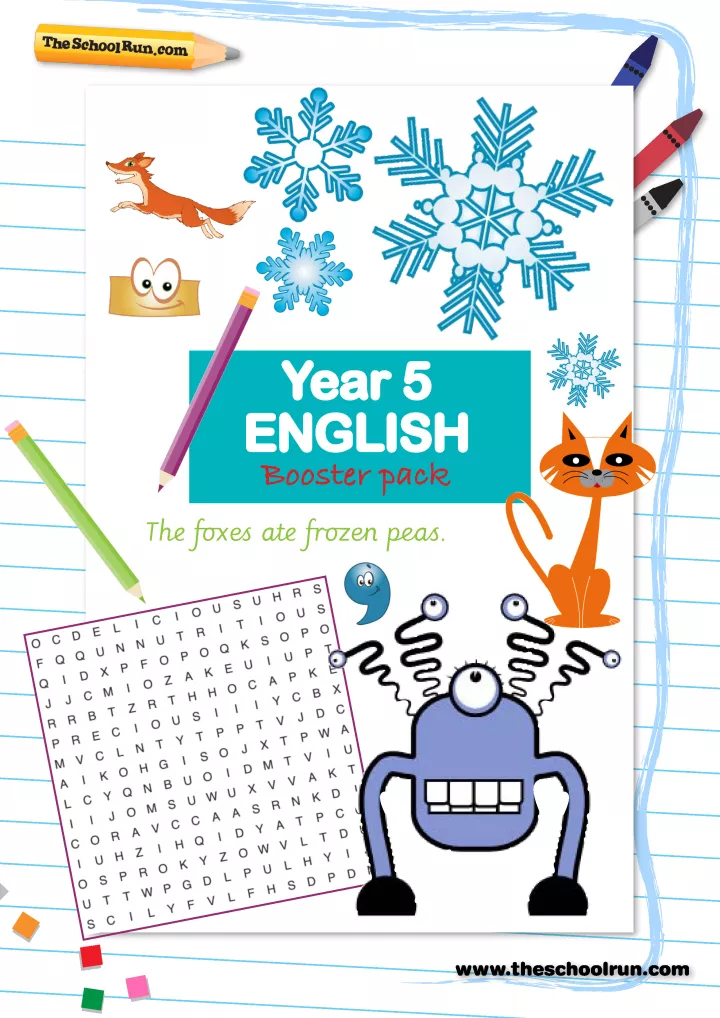 Year 5 English booster