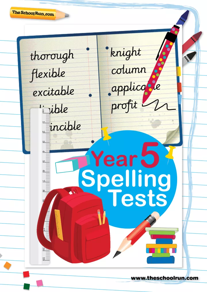 Year 5 spelling tests