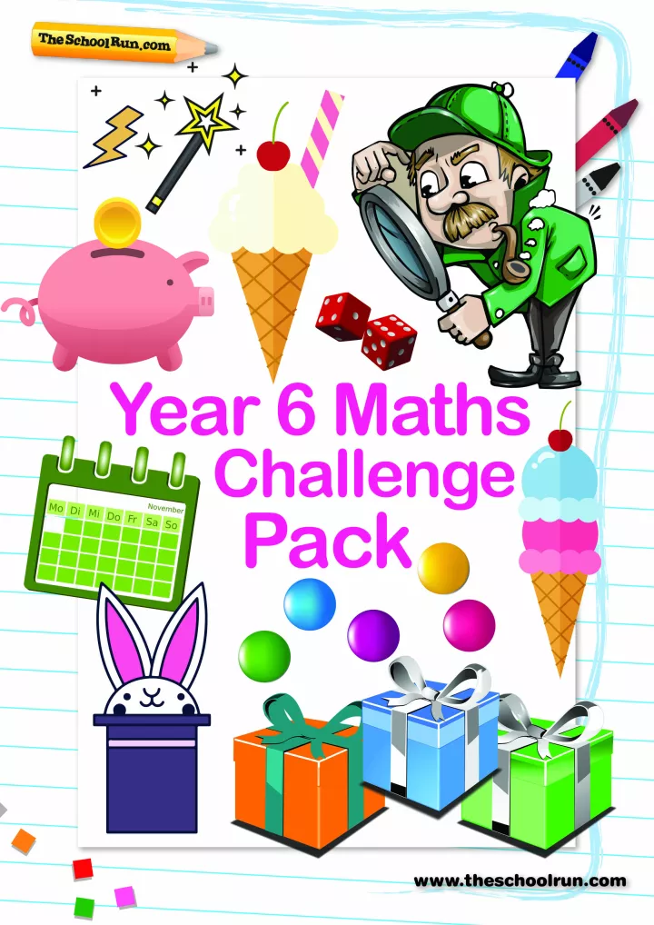 Y6 maths challenge pack