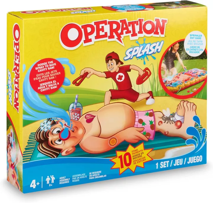 Outdoor Operation game with water