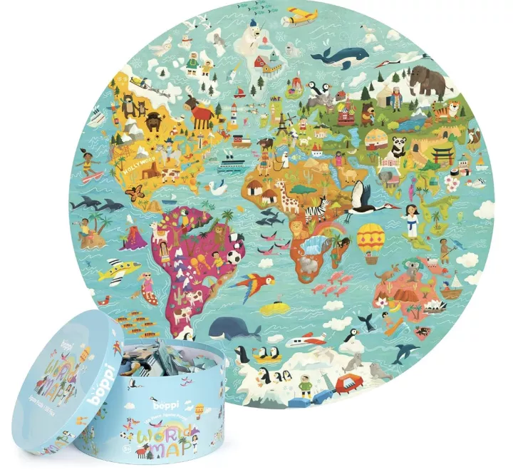 World Map Jigsaw, Boppi World Map