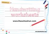 Handwriting practice: The alphabet step-by-step