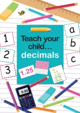 Teach your child decimals eBook cover Teach your child decimals eBook cover