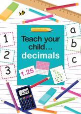 Teach your child decimals eBook cover