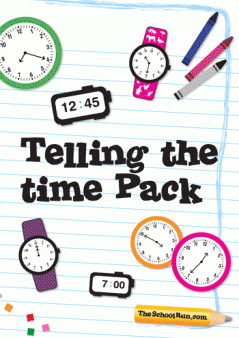 Telling the time pack