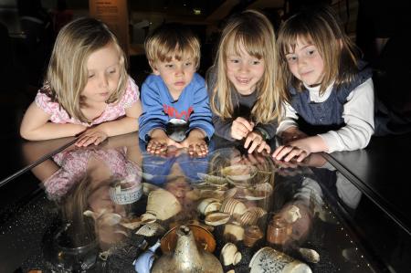 children enjoying the Museum of London 