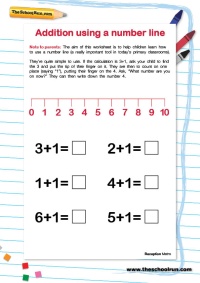 maths worksheets reception