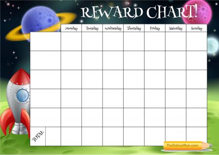 Toddler Sticker Reward Chart Printable