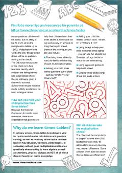 Year 4 Times Tables Test Ks2 Check Our Two Page Guide To The Times Tables Test In Year 4 Gives You All Information Need Support Your Child Click On Image Below It