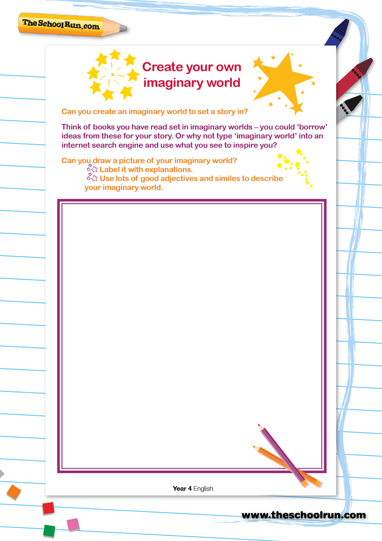 how to create an imaginary world in your head