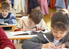 Children in classroom